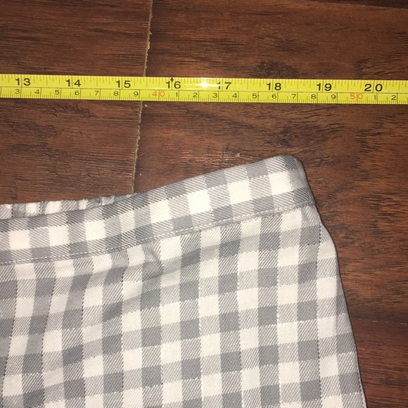 NWT Talbots Gray and white Gingham Pj set - Picture 7 of 12